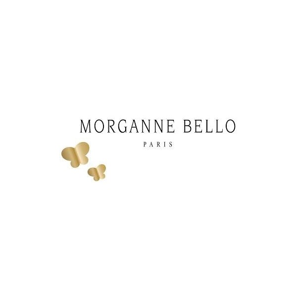 Bracelet Morganne Bello cordon taupe treffle agate blanche Friandise