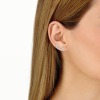 Boucles d’Oreilles Dinh Van Le Cube Diamant Or Blanc Et Diamants