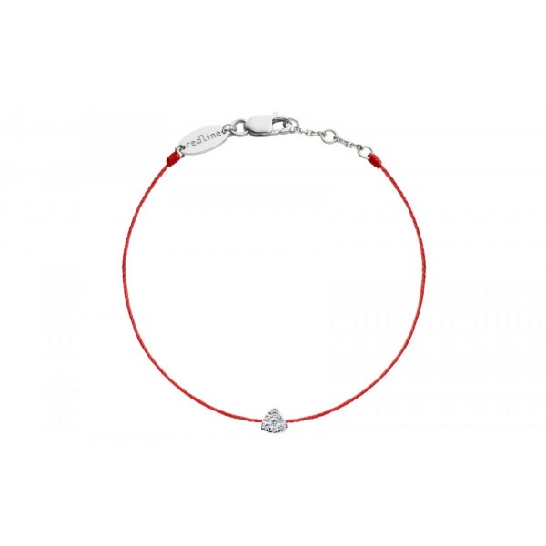 Bracelet Redline Tango Diamant 0.05 ct or blanc sur cordon