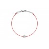 Bracelet Redline Chacha Diamant 0.05 ct or blanc sur cordon