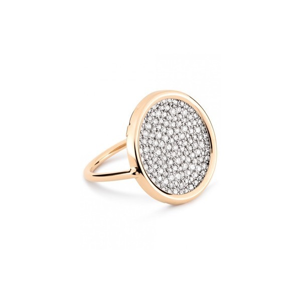 Bague Ginette NY Disc Ring Diamonds