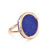 Bague Ginette NY Disc Ring Lapis or rose