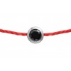 Bracelet Redline Kcolor Diamant noir fil rouge