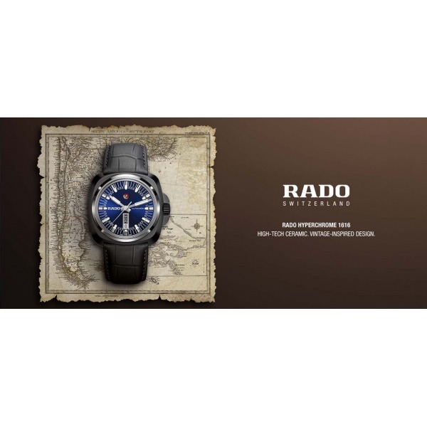 Montre Rado Hyperchrome 1616 Automatic 46 MM cadran bleu