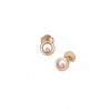 Boucles Chopard Happy Diamants Icons or rose 1 diamant mobile