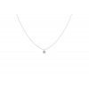 Collier La Brune & La Blonde 360° Diamant 0.07 carat or blanc