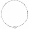 Collier Dinh Van Menottes R12  or blanc sur chaîne