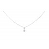 Collier La Brune & La Blonde 360° Duo 2 Diamants 0.20 carat or blanc