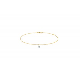 Bracelet La Brune & La Blonde 360° Diamant Or Jaune