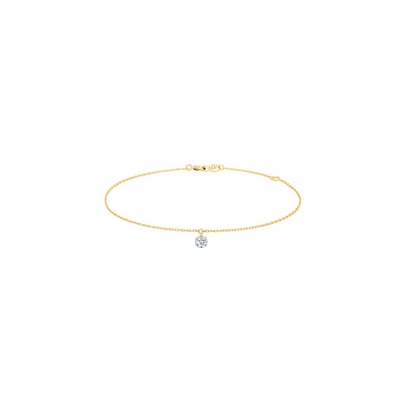 Bracelet La Brune & La Blonde 360° Diamant Or Jaune