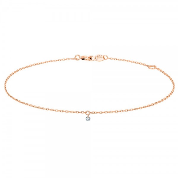 Bracelet La Brune & La Blonde 360° Diamant Or Rose