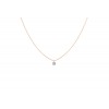 Collier La Brune & La Blonde 360° Diamant 0.50 carat or rose