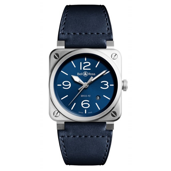 Montre BELL & ROSS BR03-92 Bleue Automatique