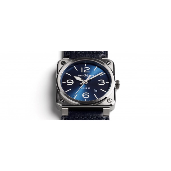 Montre BELL & ROSS BR03-92 Bleue Automatique