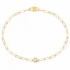 Bracelet Dinh Van Le Cube Diamant Or Jaune et Diamant