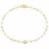 Bracelet Dinh Van Le Cube Diamant Or Jaune et Diamant