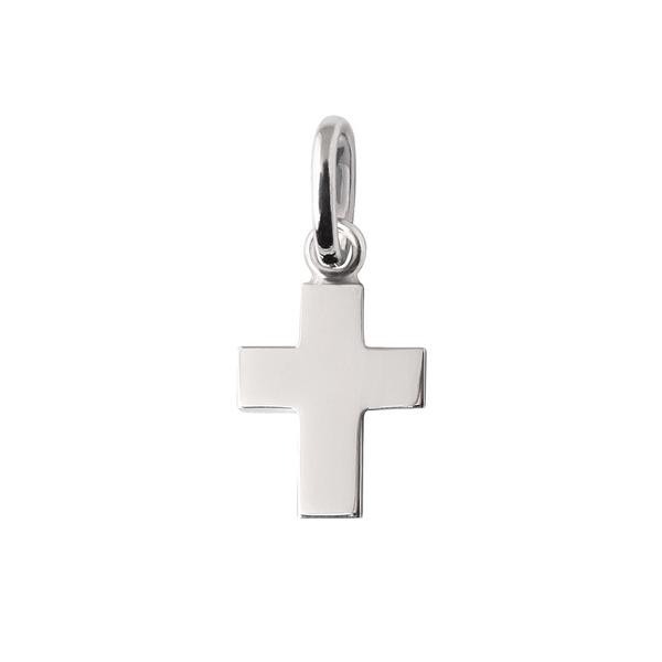 Pendentif gigi CLOZEAU Croix or blanc