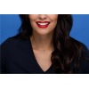 Collier La Brune & La Blonde Confetti solitaire saphir bleu