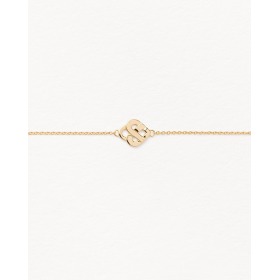 Bracelet Poiray Coeur Entrelacé Or Jaune