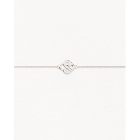 Bracelet Poiray Coeur Entrelacé Or Blanc