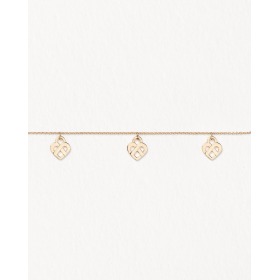 Bracelet Poiray Multi Coeur Entrelacé Or Jaune