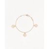 Bracelet Poiray Multi Coeur Entrelacé Or Jaune