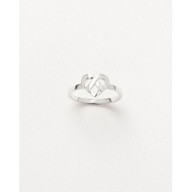Bague Poiray Coeur Entrelacé Or Blanc
