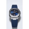 Montre BELL & ROSS BR05 BLUE STEEL Bracelet Caoutchouc