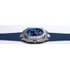 Montre BELL & ROSS BR05 BLUE STEEL Bracelet Caoutchouc