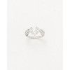 Bague Poiray Coeur Entrelacé 3 Coeurs Or Blanc