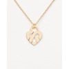 Pendentif Poiray Coeur Entrelacé Or Jaune Moyen Modèle