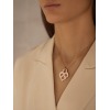 Pendentif Poiray Coeur Entrelacé Or Rose Grand Modèle