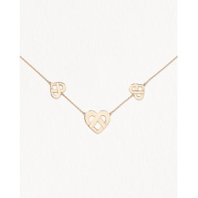 Collier Poiray Coeur Entrelacé Or Jaune