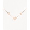 Collier Poiray Coeur Entrelacé Or Rose