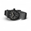 Montre Hamilton Khaki Field Mechanical Cadran Noir Bracelet Nato Gris