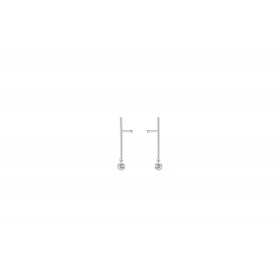 Mini Pendants d’Oreilles La Brune & La Blonde Majorette Or Blanc & Diamants 0.2ct