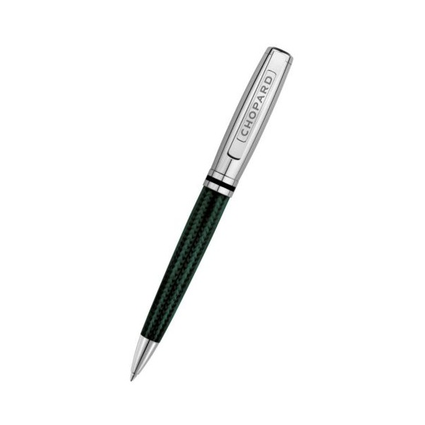 Stylo à Bille Chopard Brescia fibre de carbone vert racing