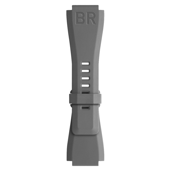 Bracelet BELL &amp; ROSS caoutchouc gris pour BR01 &amp; BR03