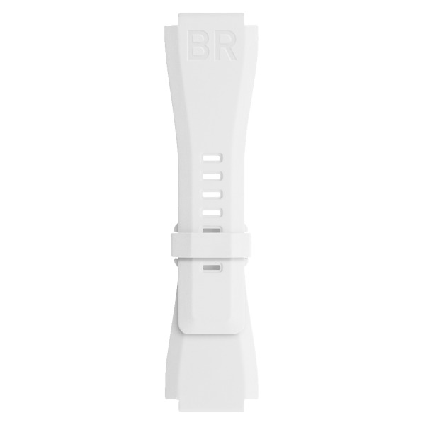 Bracelet BELL &amp; ROSS caoutchouc blanc pour BR01 &amp; BR03