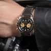 MONTRE HOMME TUDOR BLACK BAY CHRONO S&G AVEC BRACELET EN CUIR BRUN