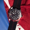 MONTRE HOMME TUDOR BLACK BAY GMT AVEC BRACELET EN TISSU