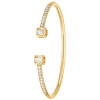 Bracelet Dinh Van Le Cube XL Or Jaune et Diamants