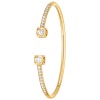 Bracelet Dinh Van Le Cube XL Or Jaune et Diamants
