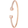 Bracelet Dinh Van Le Cube XL Or Rose et Diamants