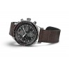 Montre Hamilton Khaki Aviation Converter Auto Chrono bracelet cuir 44mm