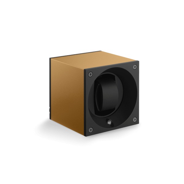Remontoir SwissKubik Masterbox Aluminium Éloxé Jaune Or
