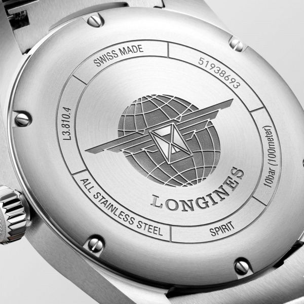Montre Longines Spirit Prestige Edition Automatique 42 mm cadran noir bracelet acier