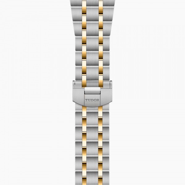 Montre Femme Tudor Royal 38mm Boîtier Acier Cadran Argenté serti de diamants
