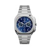 Montre BELL & ROSS BR05 Chrono Blue Steel Bracelet Acier