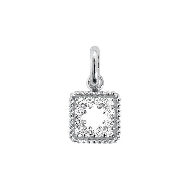 Pendentif gigi CLOZEAU Trésor Or Blanc & diamants